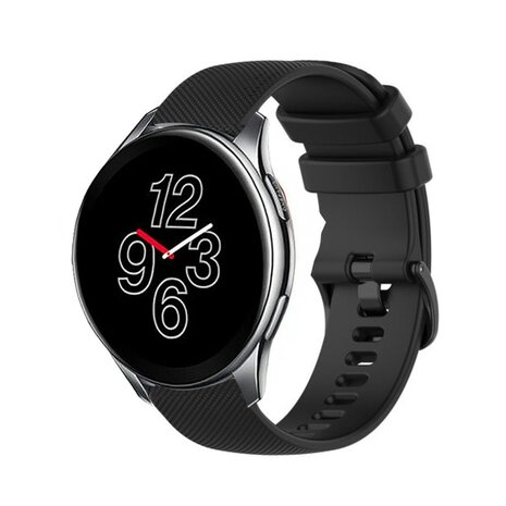 Strap-it Strap-it Bracelet silicone de luxe OnePlus Watch 3 (noir)
