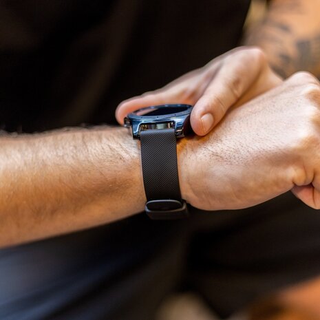 Strap-it Strap-it Bracelet silicone de luxe OnePlus Watch 3 (noir)