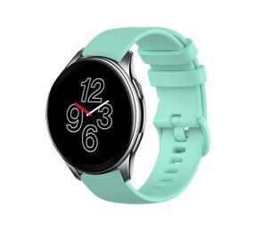 Strap-it Bracelet silicone de luxe OnePlus Watch 3 (aqua)