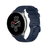 Strap-it Bracelet silicone de luxe OnePlus Watch 3 (bleu foncé)