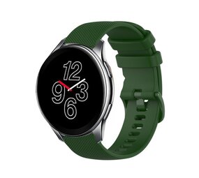 Strap-it Bracelet silicone de luxe OnePlus Watch 3 (vert armée)