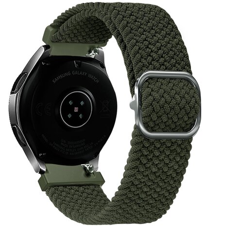 Strap-it Strap-it Bracelet tissé réglable OnePlus Watch 3 (vert)