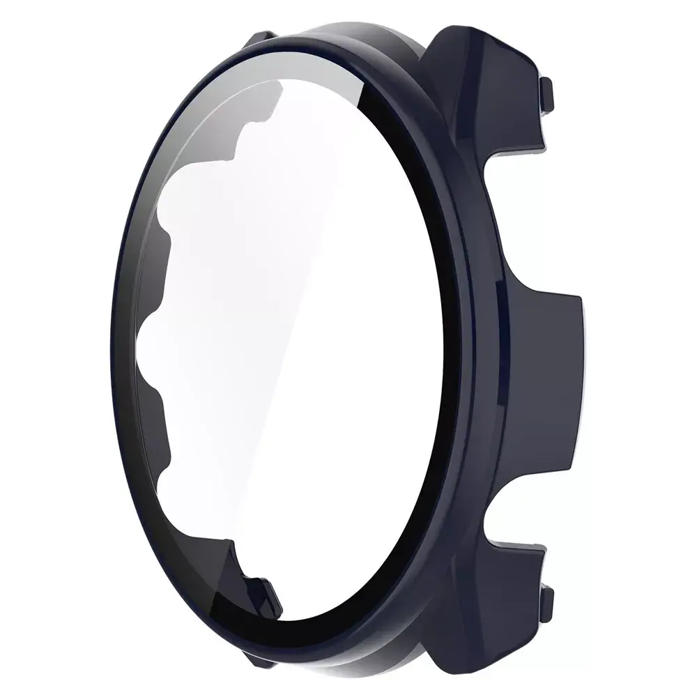 Strap-it Strap-it Coque rigide avec verre Garmin Forerunner 965 (bleu foncé)