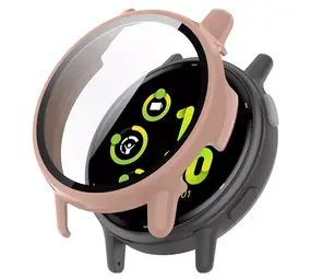 Strap-it Coque rigide avec verre Garmin Vivoactive 5 (rose)