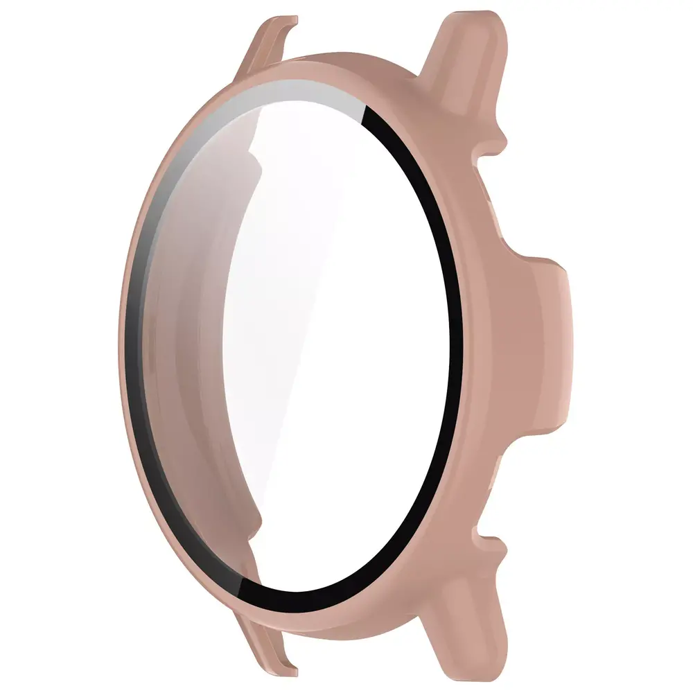 Strap-it Strap-it Coque rigide avec verre Garmin Vivoactive 5 (rose)