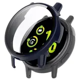 Strap-it Coque rigide avec verre Garmin Vivoactive 5 (bleu foncé)