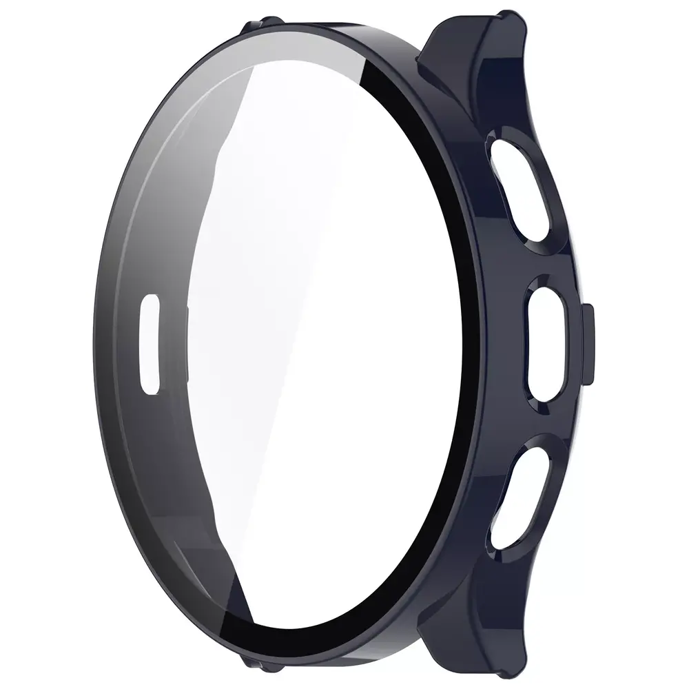 Strap-it Strap-it Coque rigide avec verre Garmin Venu 3 (bleu foncé)