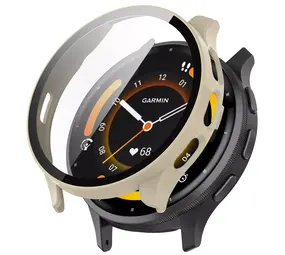 Strap-it Coque rigide avec verre Garmin Venu 3s (beige)