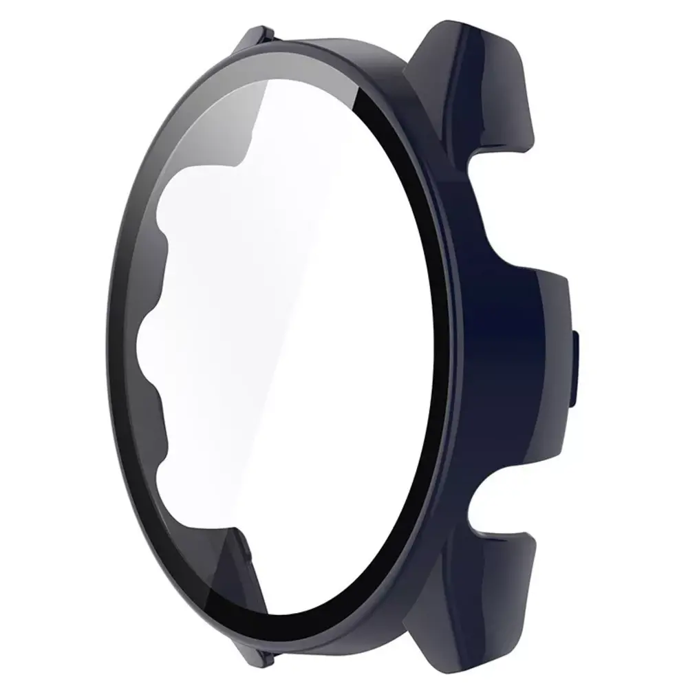 Strap-it Strap-it Coque rigide avec verre Garmin Forerunner 265 (bleu foncé)
