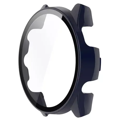 Strap-it Strap-it Coque rigide avec verre Garmin Forerunner 265 (bleu foncé)