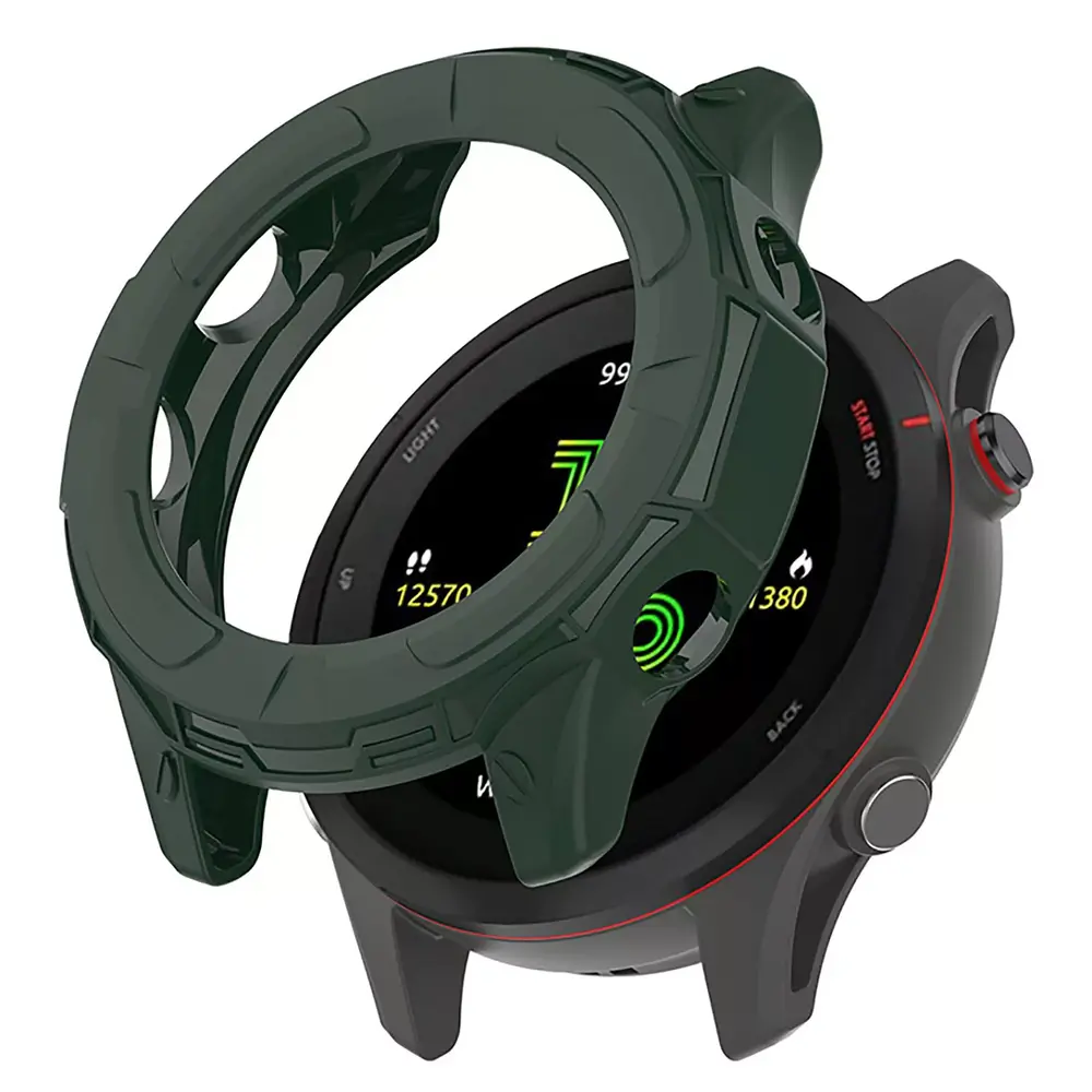 Strap-it Strap-it Coque de protection Garmin Forerunner 255 (vert)