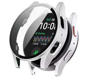 Strap-it Coque rigide avec verre Samsung Galaxy Watch 7 40mm (argent)