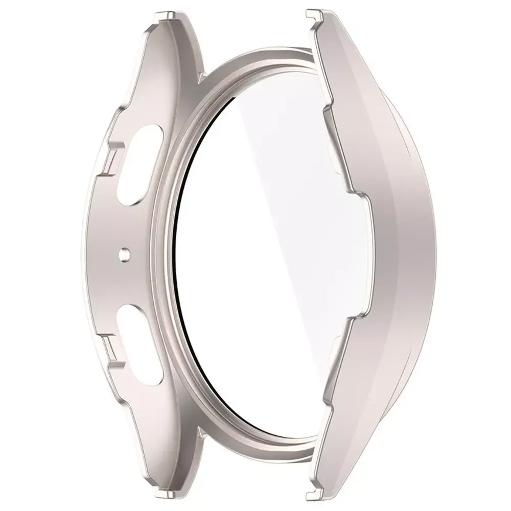 Strap-it Strap-it Coque rigide avec verre Samsung Galaxy Watch 7 40mm (lumière stellaire)