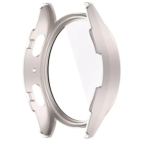 Strap-it Strap-it Coque rigide avec verre Samsung Galaxy Watch 7 40mm (lumière stellaire)