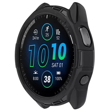 Strap-it Strap-it Coque TPU robuste Garmin Forerunner 965 (noir)