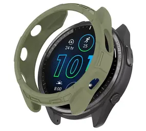 Strap-it Coque TPU robuste Garmin Forerunner 965 (vert)