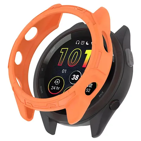 Strap-it Strap-it Coque TPU robuste Garmin Forerunner 265 (orange)