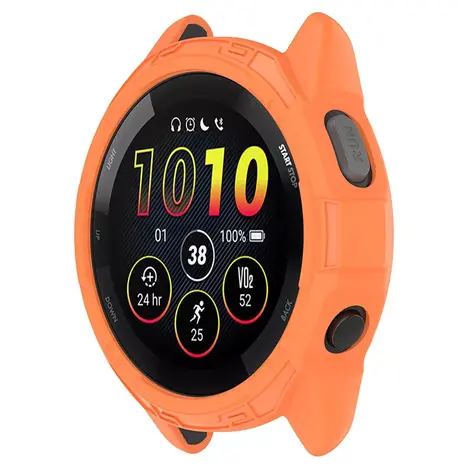 Strap-it Strap-it Coque TPU robuste Garmin Forerunner 265 (orange)