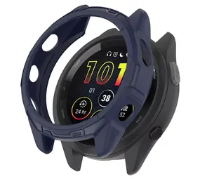 Strap-it Coque TPU robuste Garmin Forerunner 265 (bleu)