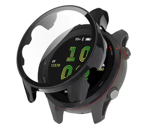 Strap-it Coque rigide avec verre Garmin Forerunner 255 (noir)