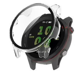 Strap-it Coque rigide avec verre Garmin Forerunner 255 (transparent)