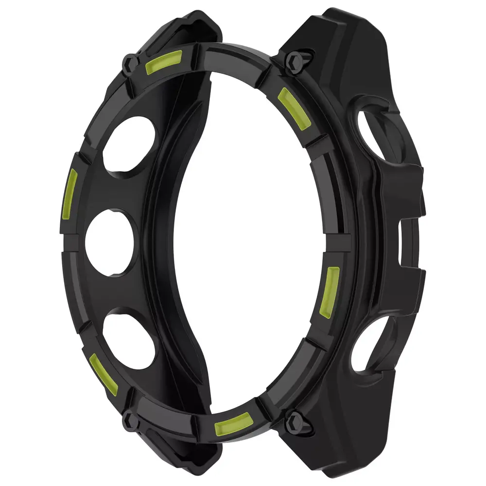 Strap-it Strap-it Coque TPU robuste Garmin Fenix 8 - 47mm AMOLED (noir/vert)