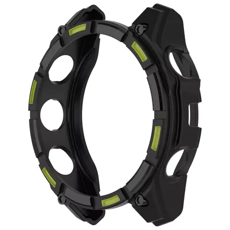 Strap-it Strap-it Coque TPU robuste Garmin Fenix 8 - 47mm SOLAR (noir/vert)