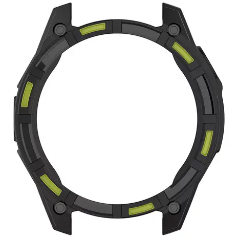 Strap-it Strap-it Coque TPU robuste Garmin Fenix 8 - 47mm SOLAR (noir/vert)