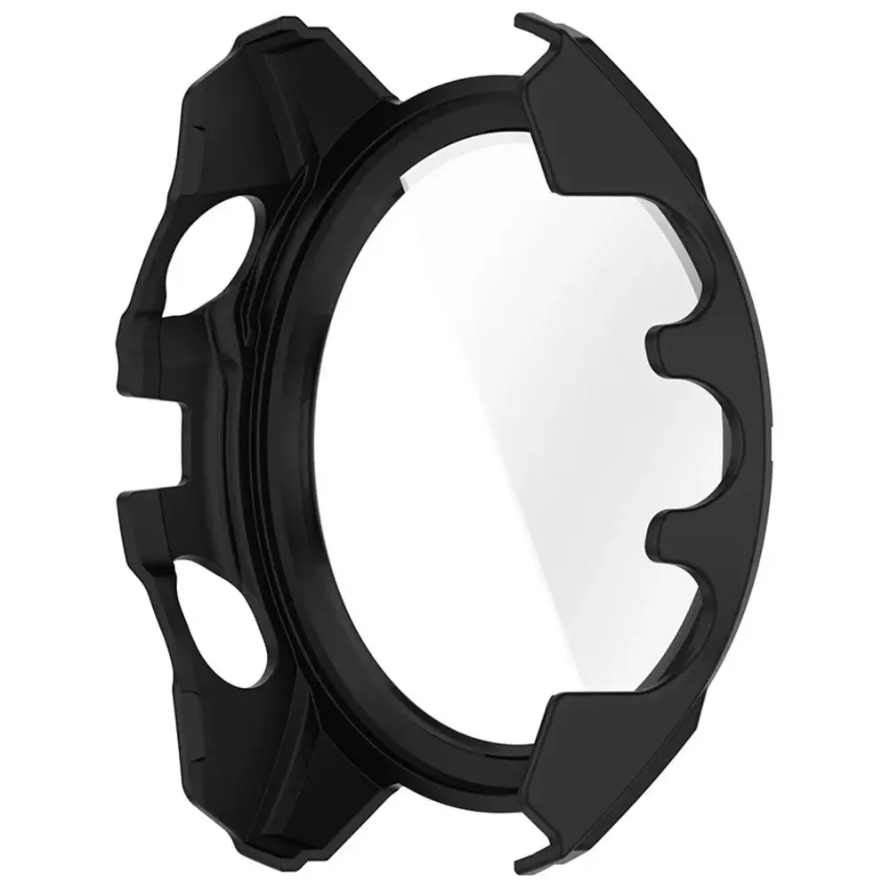 Strap-it Strap-it Coque rigide avec verre Garmin Fenix 8 - 47mm SOLAR (noir/orange)