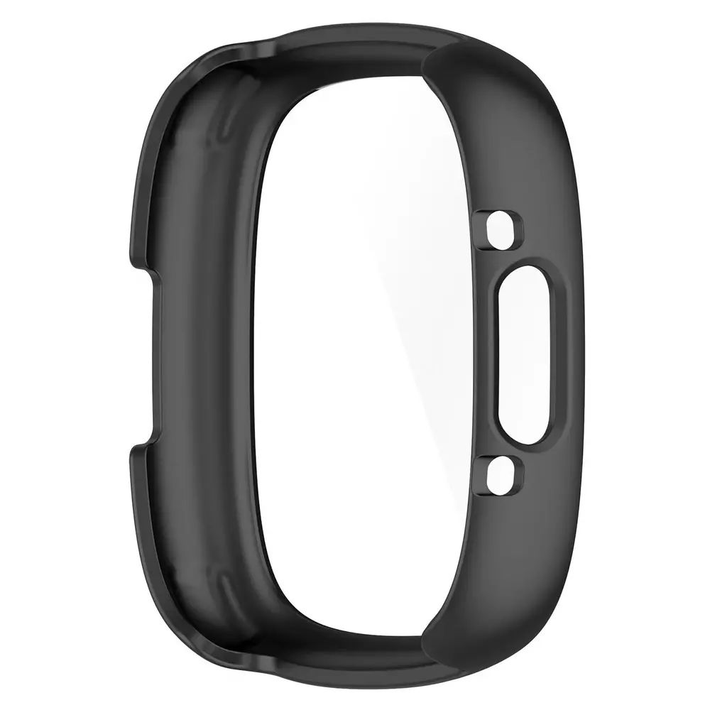 Strap-it Strap-it Coque rigide avec verre Fitbit Versa 4 / Sense 2 (noir)
