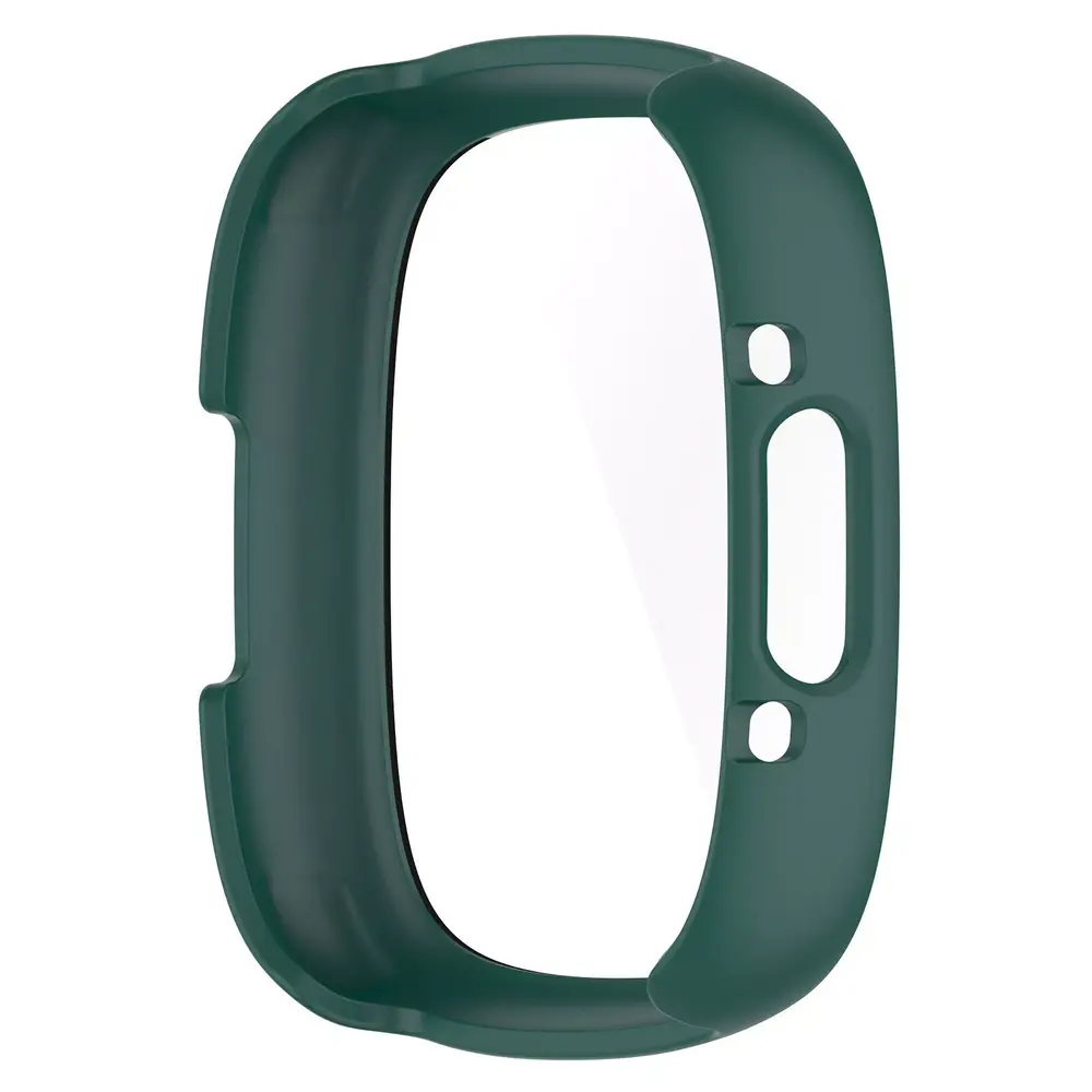 Strap-it Strap-it Coque rigide avec verre Fitbit Versa 4 / Sense 2 (vert)