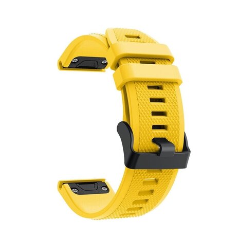 Strap-it Strap-it Bracelet silicone Garmin Tactix 8 - 47mm (jaune)