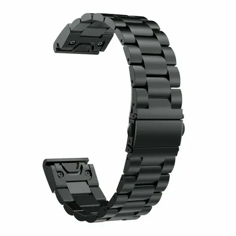Strap-it Strap-it Bracelet acier Garmin Tactix 8 - 47mm (noir)