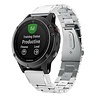 Strap-it Strap-it Bracelet acier Garmin Tactix 8 - 47mm (argent) Strap-it Strap-it Bracelet acier Garmin Tactix 8 - 47mm (argent)
