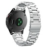 Strap-it Strap-it Bracelet acier Garmin Tactix 8 - 47mm (argent) Strap-it Strap-it Bracelet acier Garmin Tactix 8 - 47mm (argent)