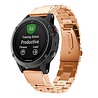 Strap-it Strap-it Bracelet acier Garmin Tactix 8 - 47mm (or rose) Strap-it Strap-it Bracelet acier Garmin Tactix 8 - 47mm (or rose)