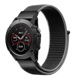 Strap-it Bracelet nylon Garmin Tactix 8 - 47mm (charcoal)