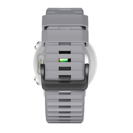 Strap-it Bandz Bracelet silicone boucle Garmin Tactix 8 - 47mm (gris)