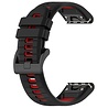 Strap-it Strap-it Bracelet à boucle sport Garmin Tactix 8 - 47mm (noir/rouge) Strap-it Strap-it Bracelet à boucle sport Garmin Tactix 8 - 47mm (noir/rouge)