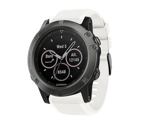 Strap-it Bracelet silicone Garmin Tactix 7 (blanc)
