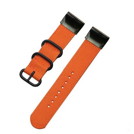 Strap-it Strap-it Bracelet nylon boucle Garmin Tactix 7 (orange)