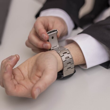 Strap-it Strap-it Bracelet titane Garmin Tactix 7 (titane)