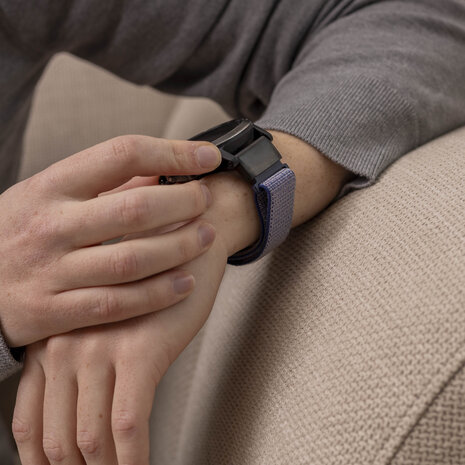 Strap-it Strap-it Bracelet nylon Garmin Tactix 7 (bleu)