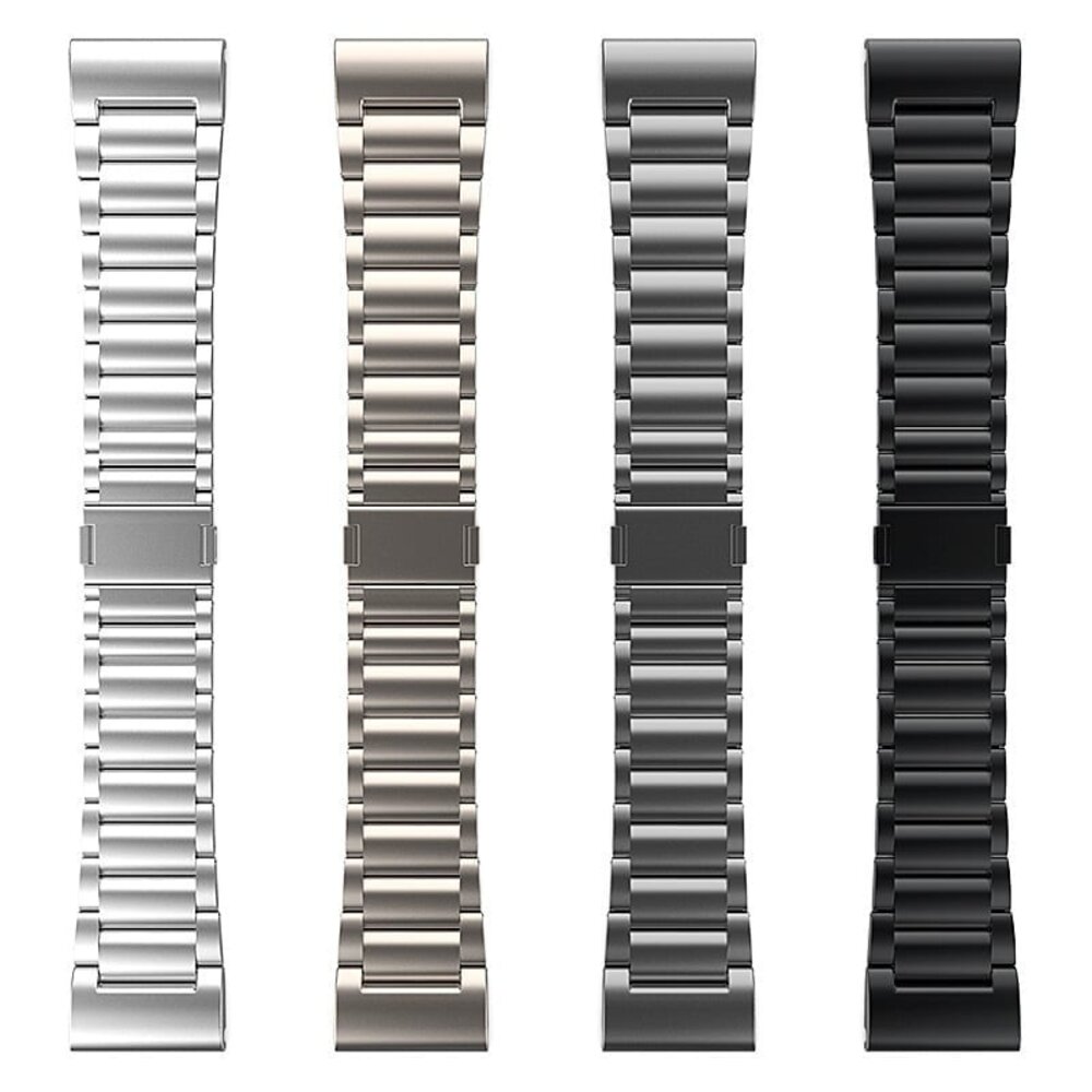 Strap-it Strap-it Bracelet en titane magnétique Garmin Tactix 7 (argent)