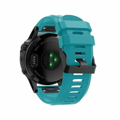 Strap-it Strap-it Bracelet silicone Garmin Tactix 7 Pro (bleu clair)