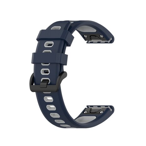Strap-it Strap-it Bracelet à boucle sport Garmin Tactix 7 Pro (bleu/gris)