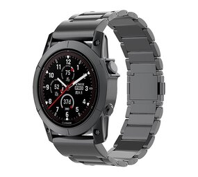 Strap-it Bracelet en titane magnétique Garmin Tactix 7 Pro (noir)