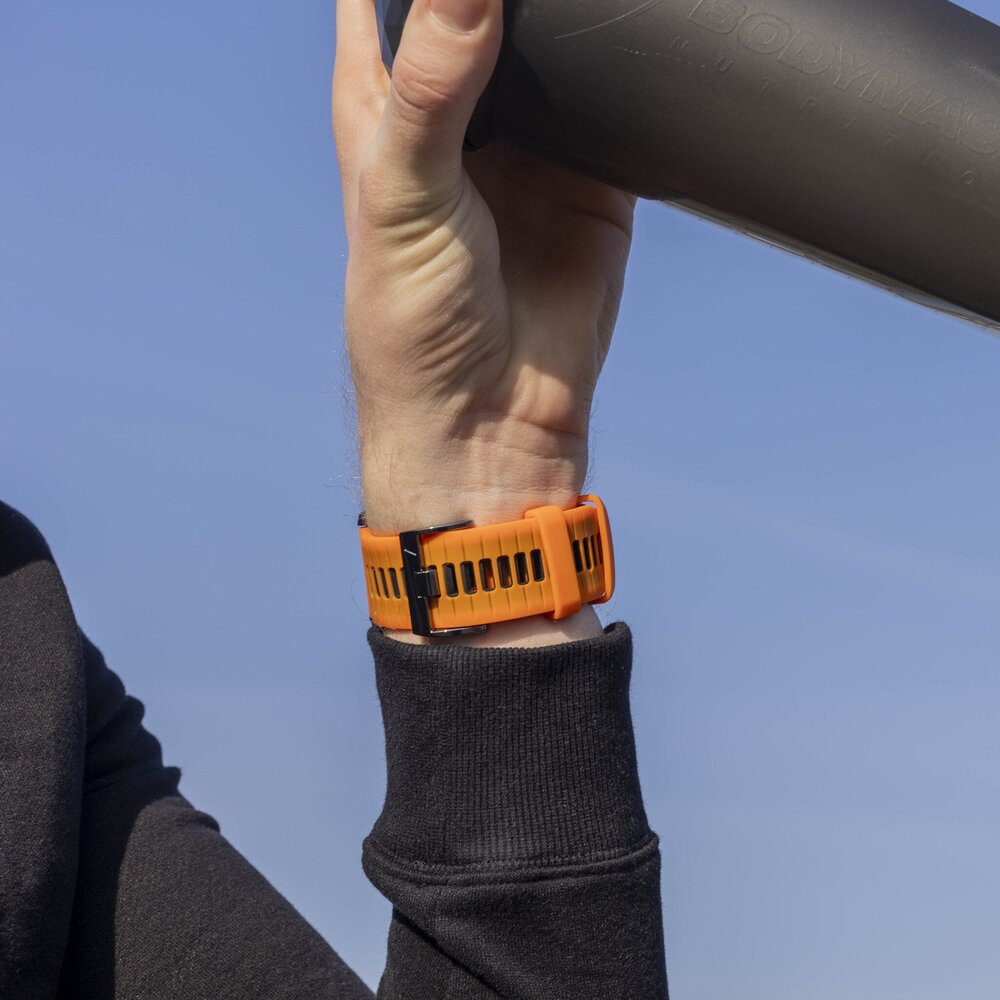 Strap-it Strap-it Bracelet à boucle sport Garmin Tactix 7 Pro (orange/noir)