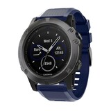 Strap-it Bracelet silicone Garmin Tactix 8 - 51mm (bleu foncé)