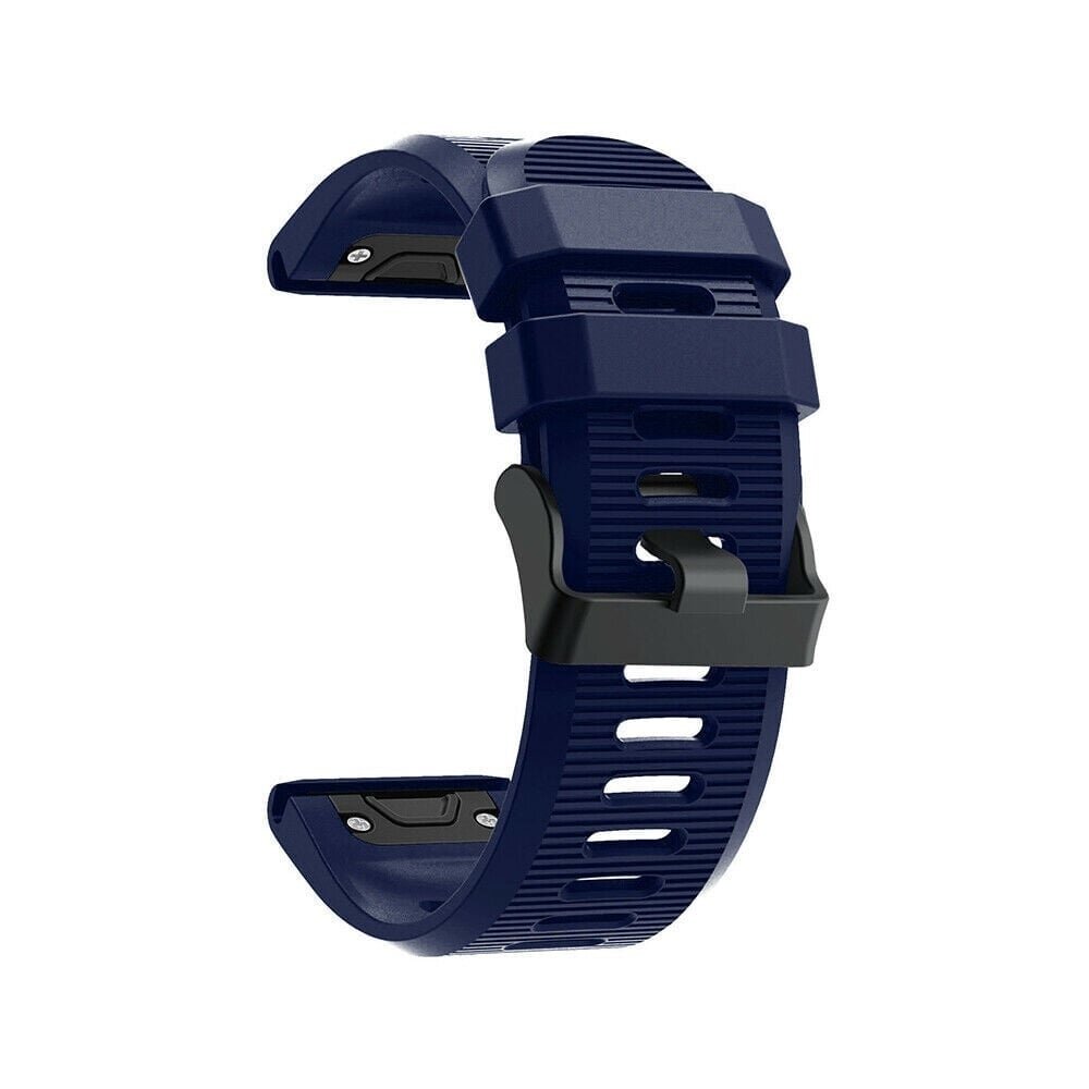 Strap-it Strap-it Bracelet silicone Garmin Tactix 8 - 51mm (bleu foncé)
